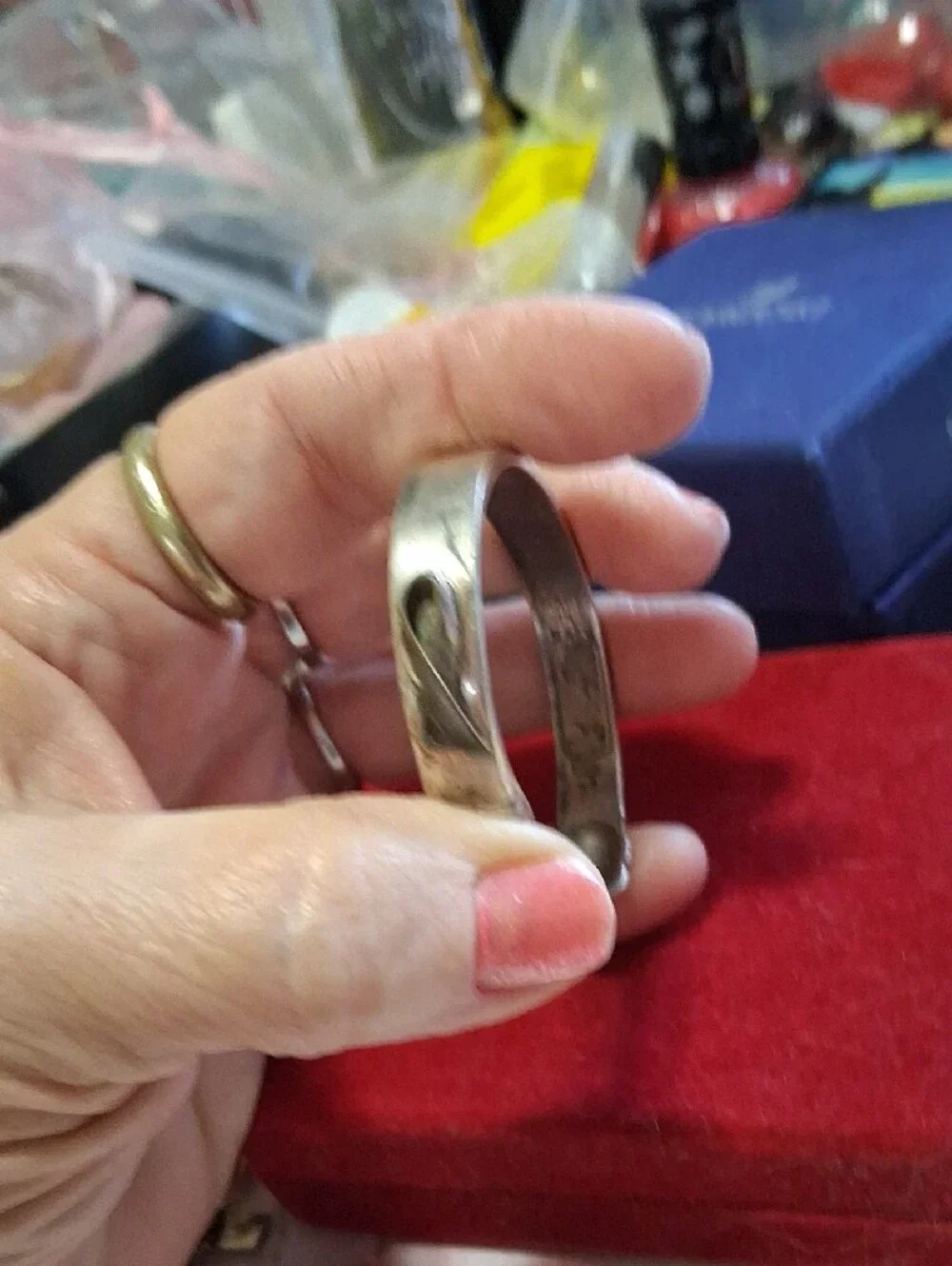 Silver-Tone Cuff Bracelet